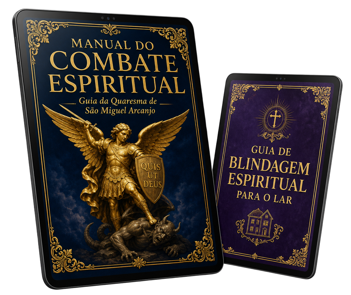 Manual do Combate Espiritual em tablet